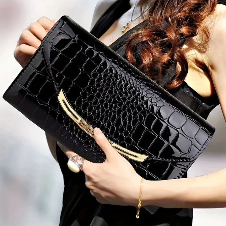 CORS |  Premium Clutch Kroko-Druck