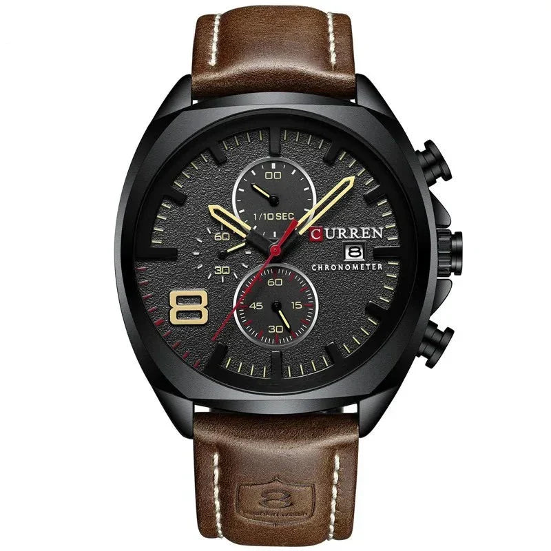 Robuste Militär-Sportuhr mit Chronograph – Wasserdicht & Stoßfest