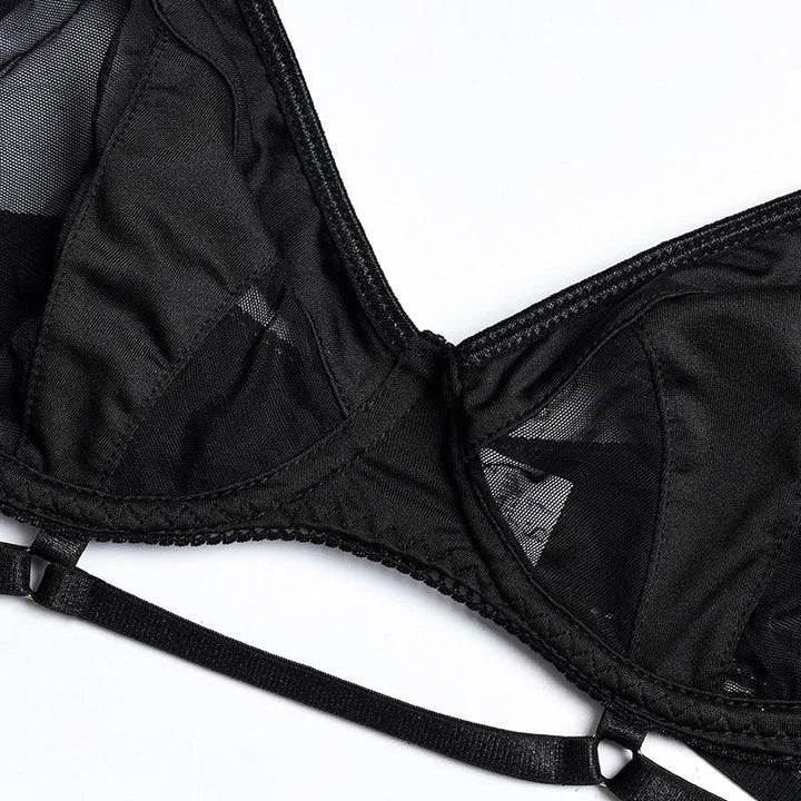 Adriana 3-teiliges Dessous-Set – Französische Spitze für Ihre Weiblichkeit