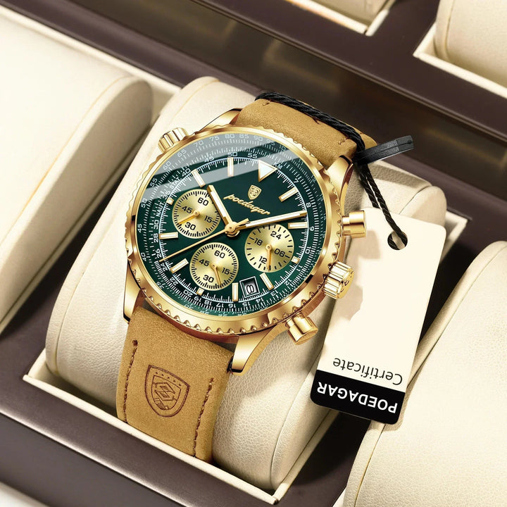 Luxus-Chronographenuhr für Herren – Präzises Quarzwerk & Elegantes Design