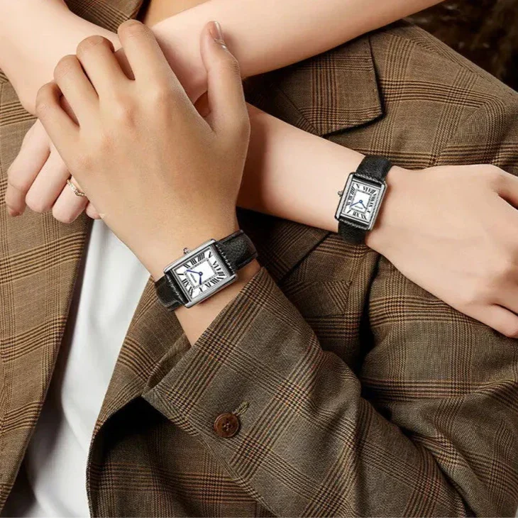 Stilvolle quadratische Armbanduhr – Modernes Design & elegante Form für Herren