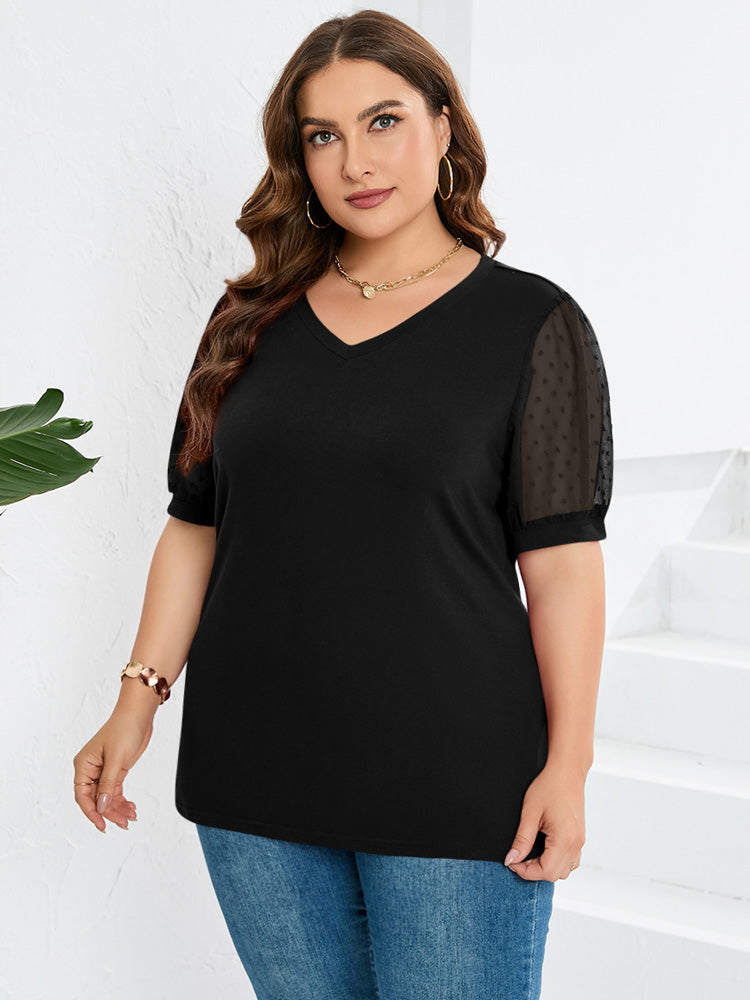 Véronique Elegante Bluse mit Puffärmeln – Für einen raffinierten und femininen Look
