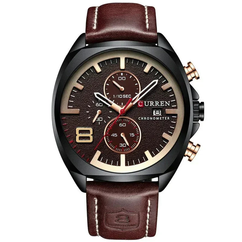 Robuste Militär-Sportuhr mit Chronograph – Wasserdicht & Stoßfest