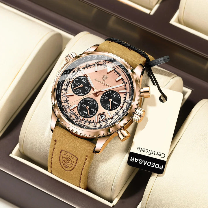 Luxus-Chronographenuhr für Herren – Präzises Quarzwerk & Elegantes Design