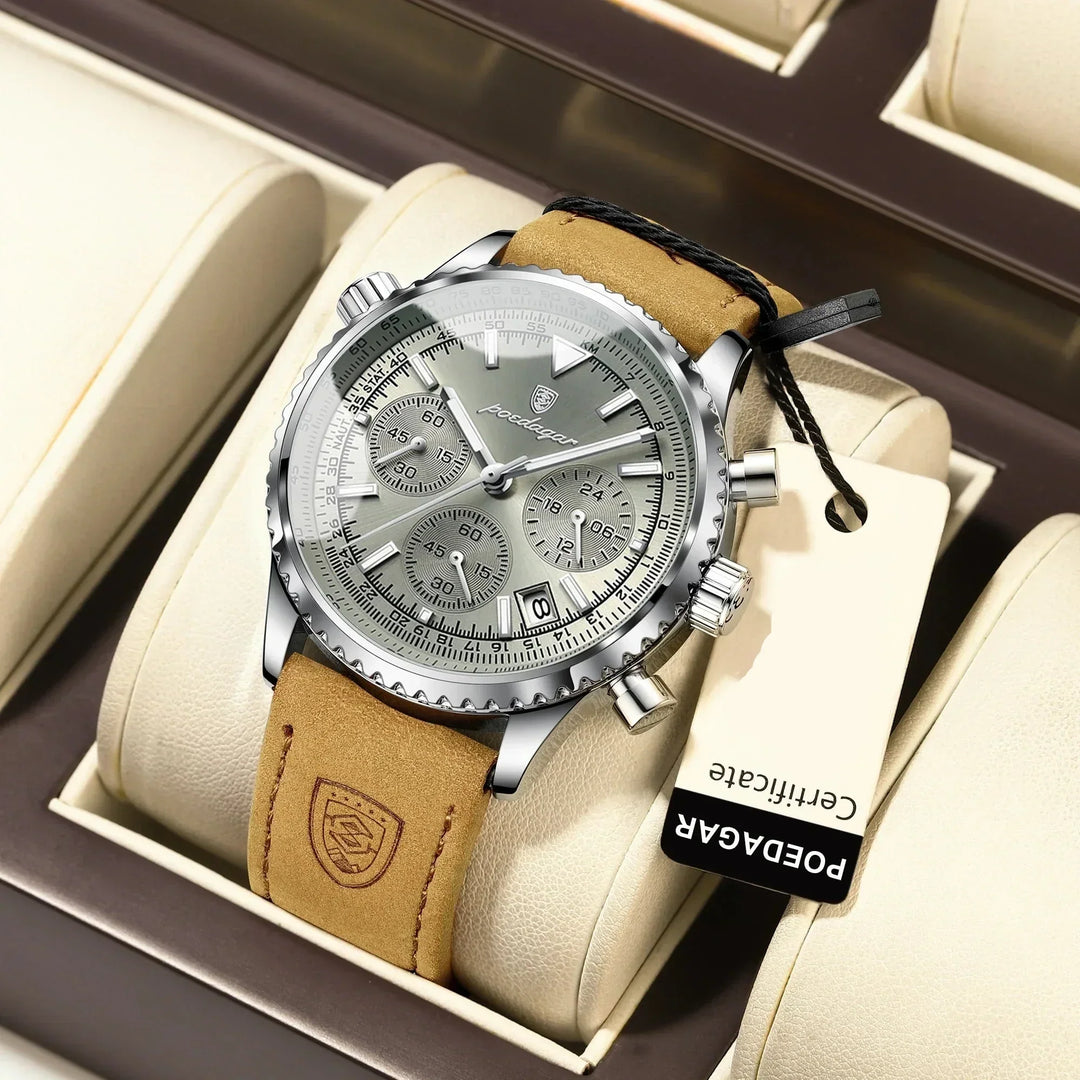 Luxus-Chronographenuhr für Herren – Präzises Quarzwerk & Elegantes Design