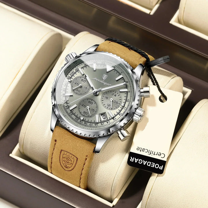 Luxus-Chronographenuhr für Herren – Präzises Quarzwerk & Elegantes Design