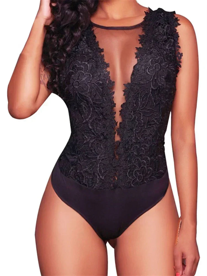 Phoebe Eleganter Spitzen-Body – Figurbetont & Partytauglich