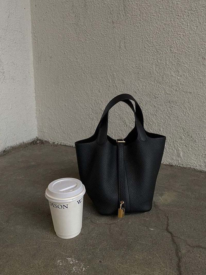 Evie |  Stilvolle Premium Leder Bucket Bag