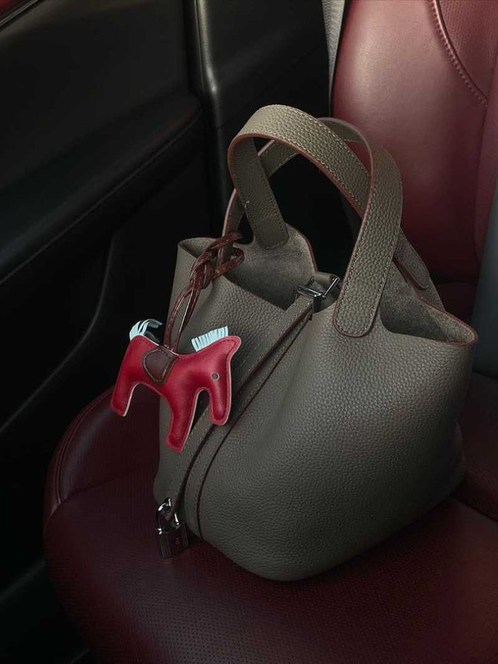 Evie |  Stilvolle Premium Leder Bucket Bag