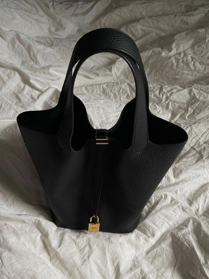 Evie |  Stilvolle Premium Leder Bucket Bag