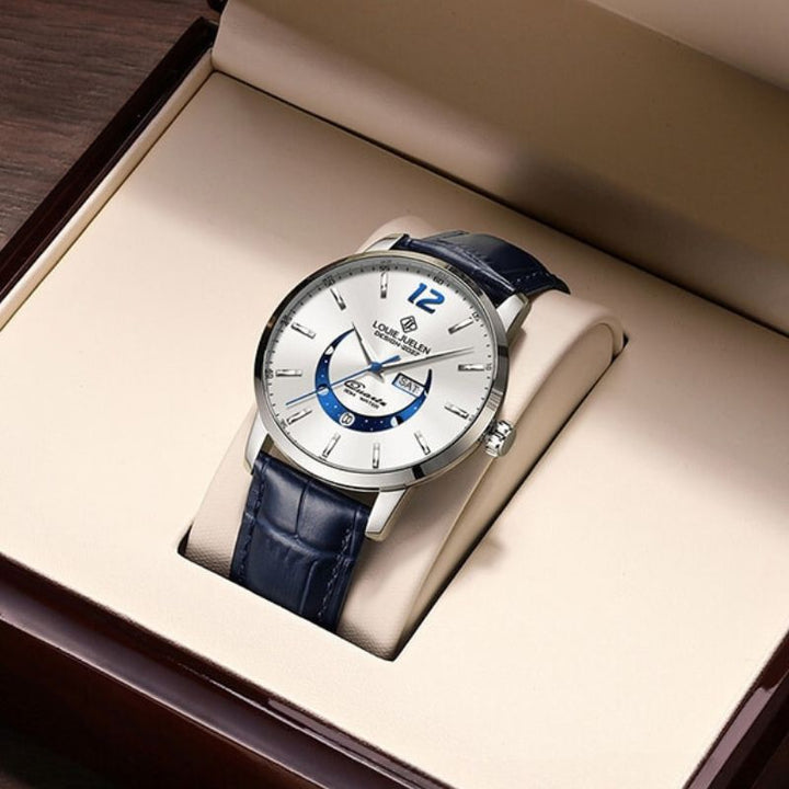 Elegante Mondphasenuhr – Zeit trifft auf Himmelskörper