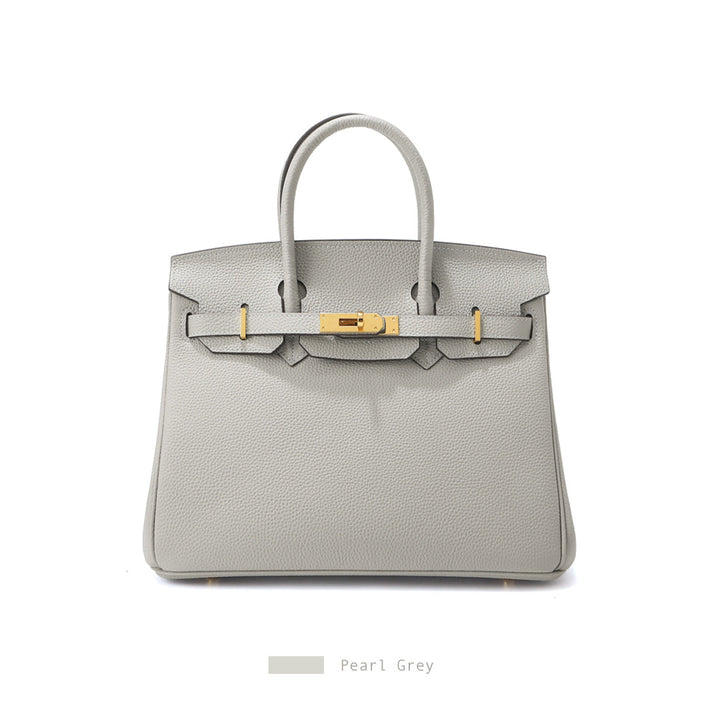 Birk-Handtasche aus Narbenleder