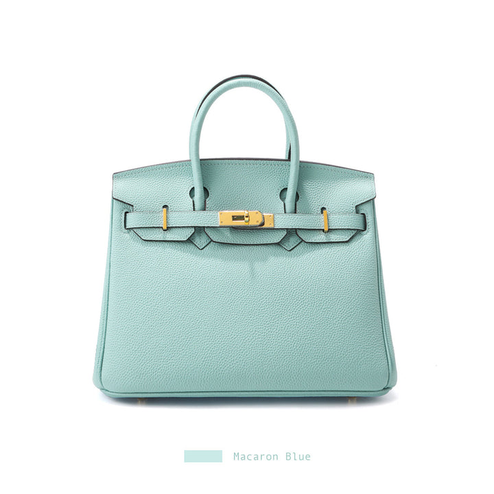 Birk-Handtasche aus Narbenleder