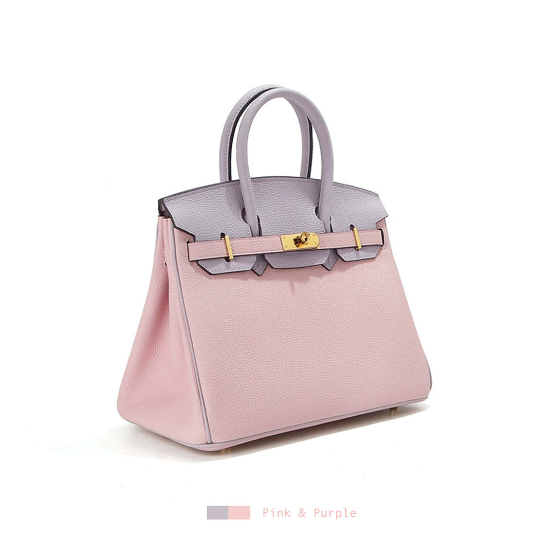 Birk-Handtasche aus Narbenleder