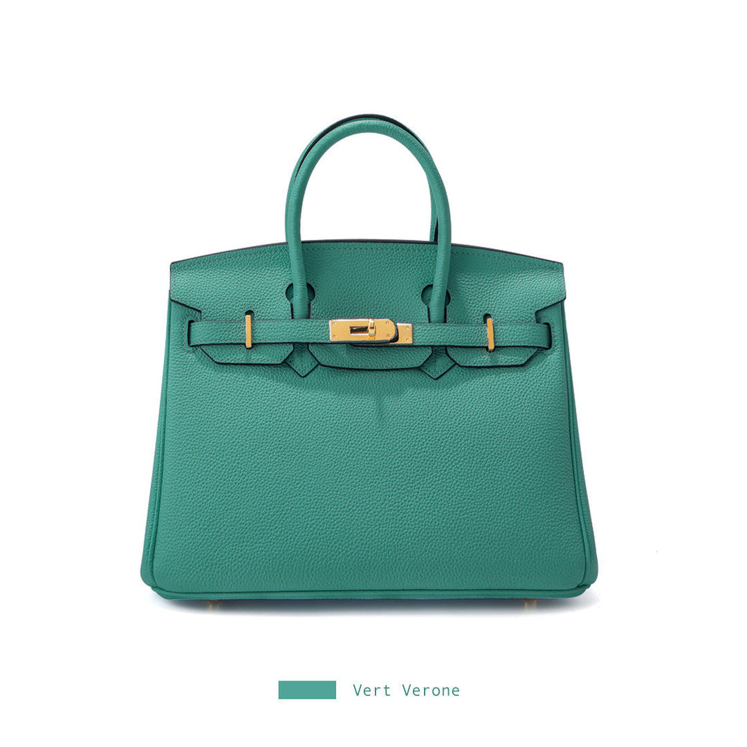 Birk-Handtasche aus Narbenleder