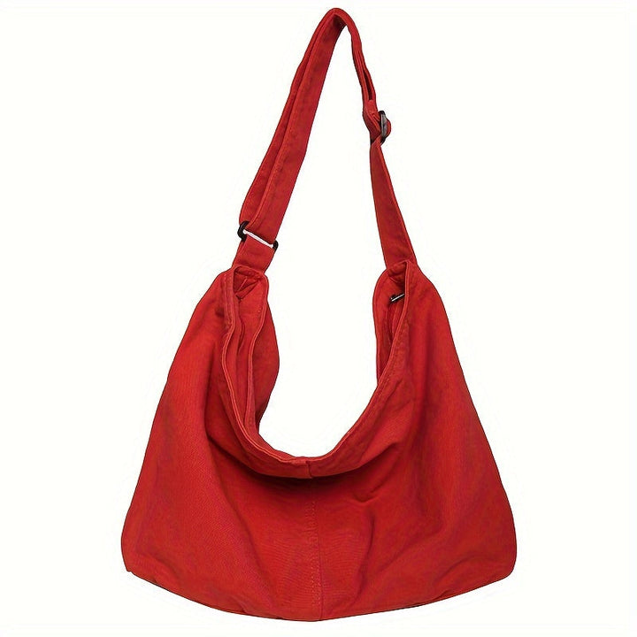 Hailey | Stilvolle überdimensionale Canvas Crossbody Messenger Bag