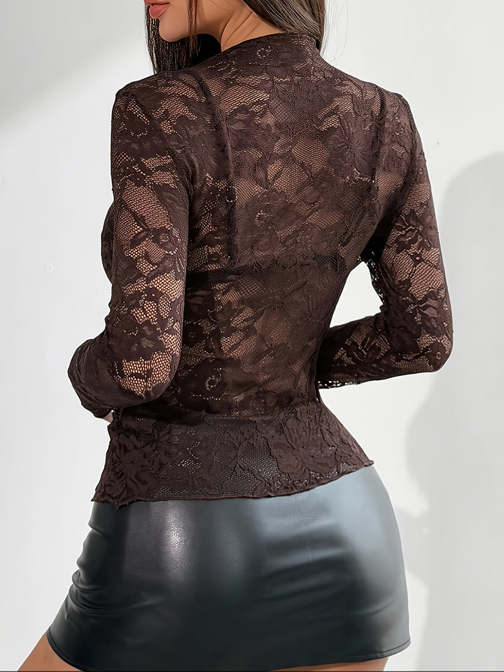 Midnight Lace – Sexy Spitzenoberteil für Damen