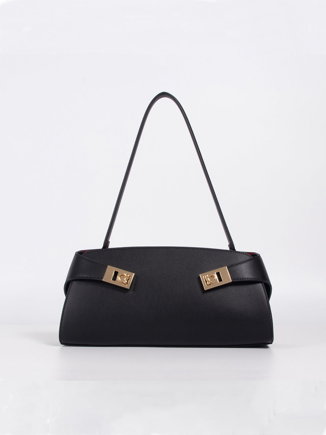 East-West Schultertasche für Damen mit länglicher rechteckiger Form