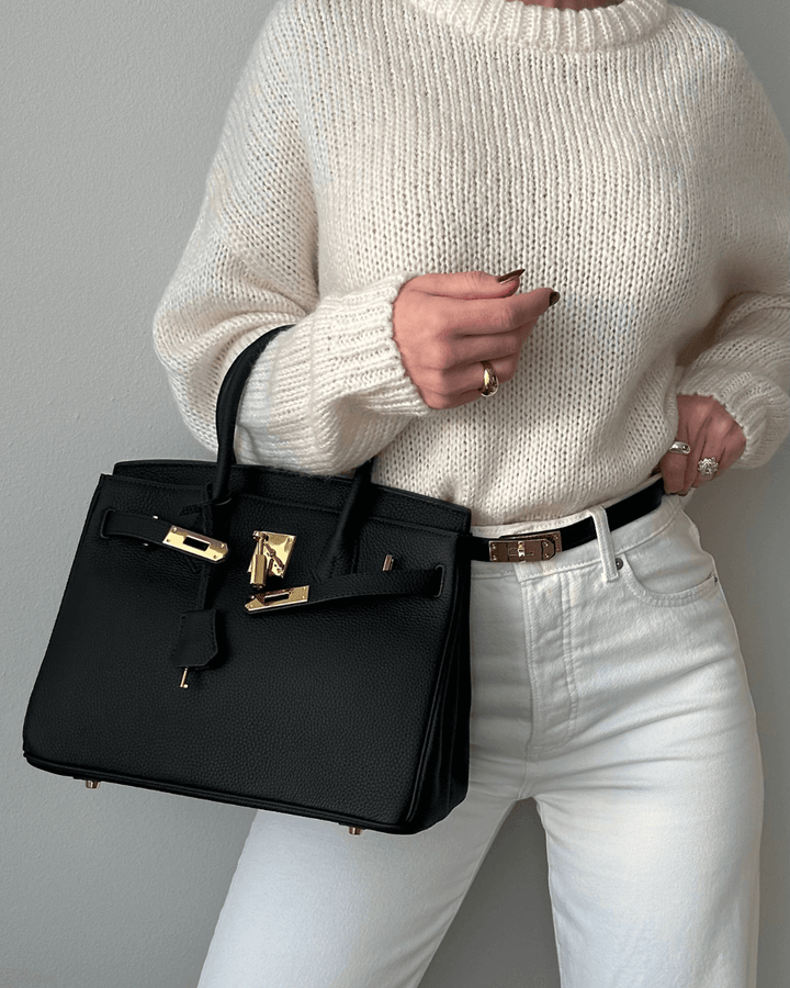 Eleanor |  Zeitlos luxuriöse strukturierte Handtasche