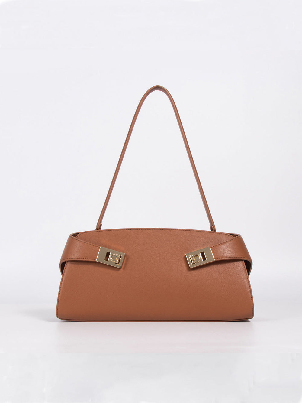 East-West Schultertasche für Damen mit länglicher rechteckiger Form