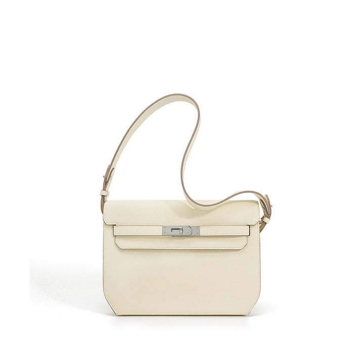 Kelly Depeches Pouch aus Leder mit Drehverschluss und zwei abnehmbaren Riemen