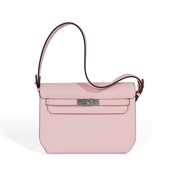 Kelly Depeches Pouch aus Leder mit Drehverschluss und zwei abnehmbaren Riemen