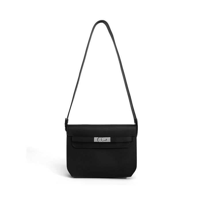Kelly Depeches Pouch aus Leder mit Drehverschluss und zwei abnehmbaren Riemen