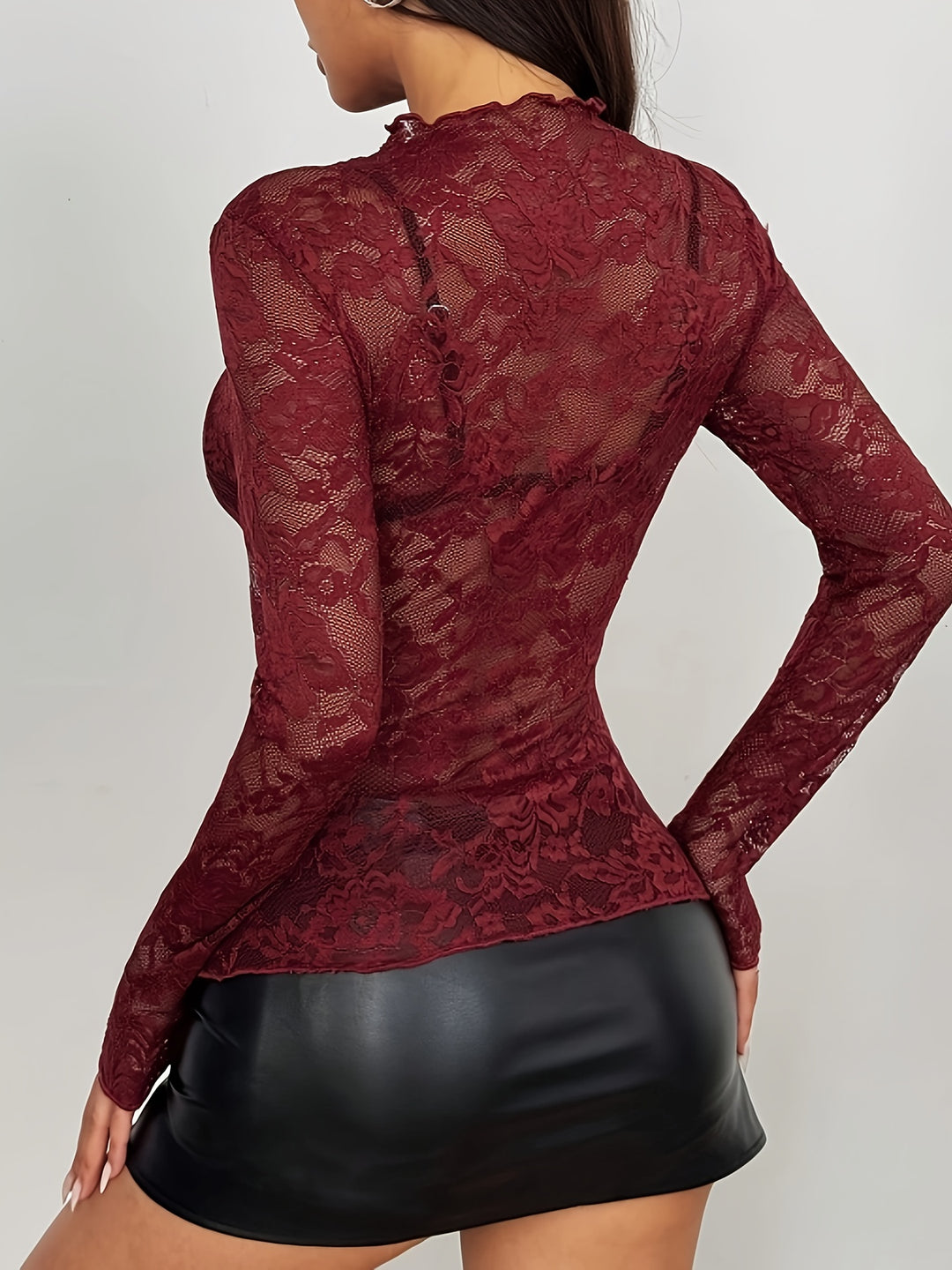 Midnight Lace – Sexy Spitzenoberteil für Damen