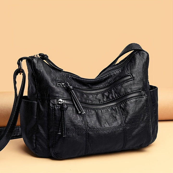 Schicke Mila Vintage PU Leder Crossbody Tasche