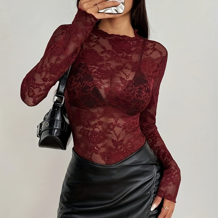 Midnight Lace – Sexy Spitzenoberteil für Damen