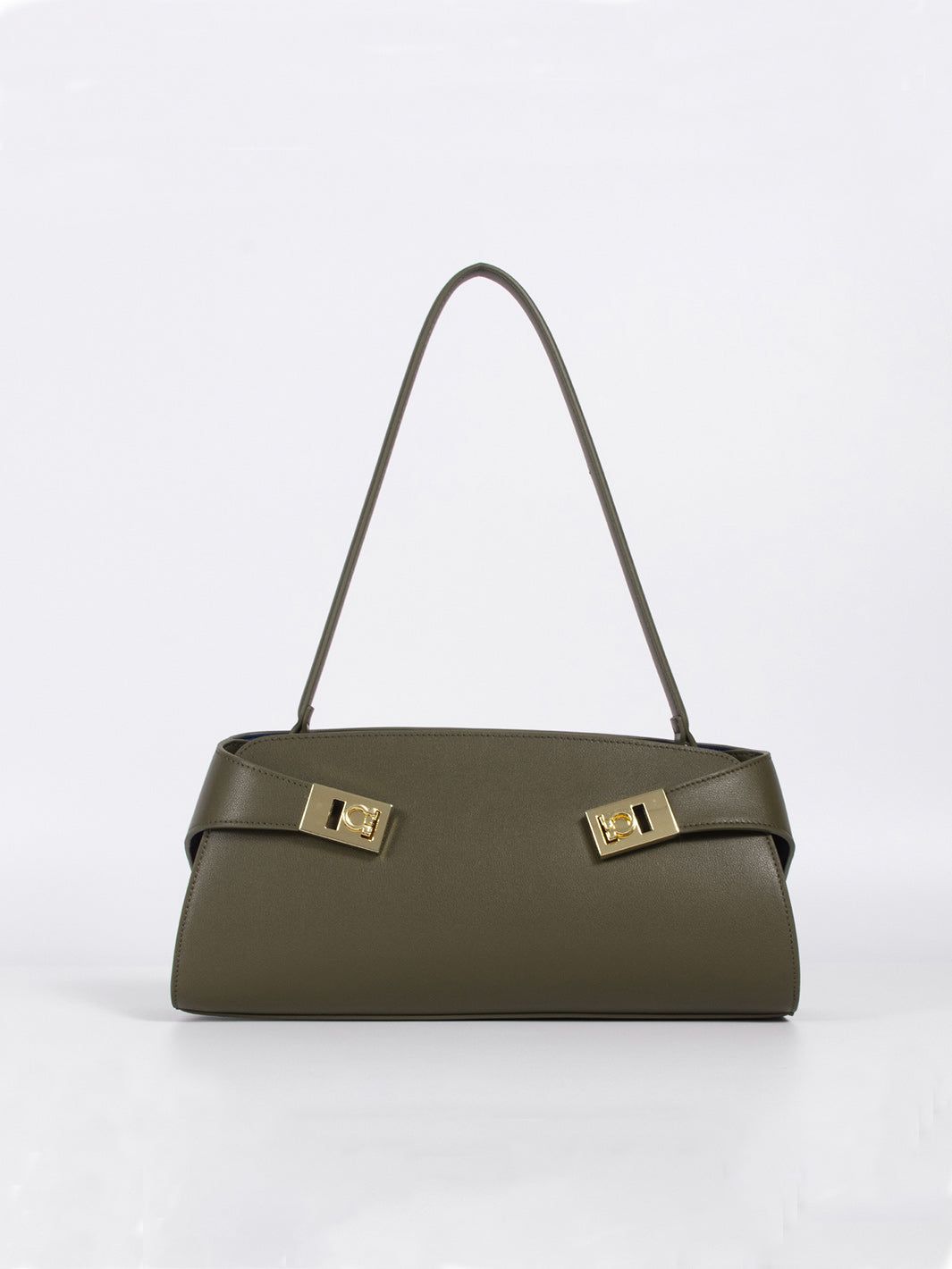 East-West Schultertasche für Damen mit länglicher rechteckiger Form