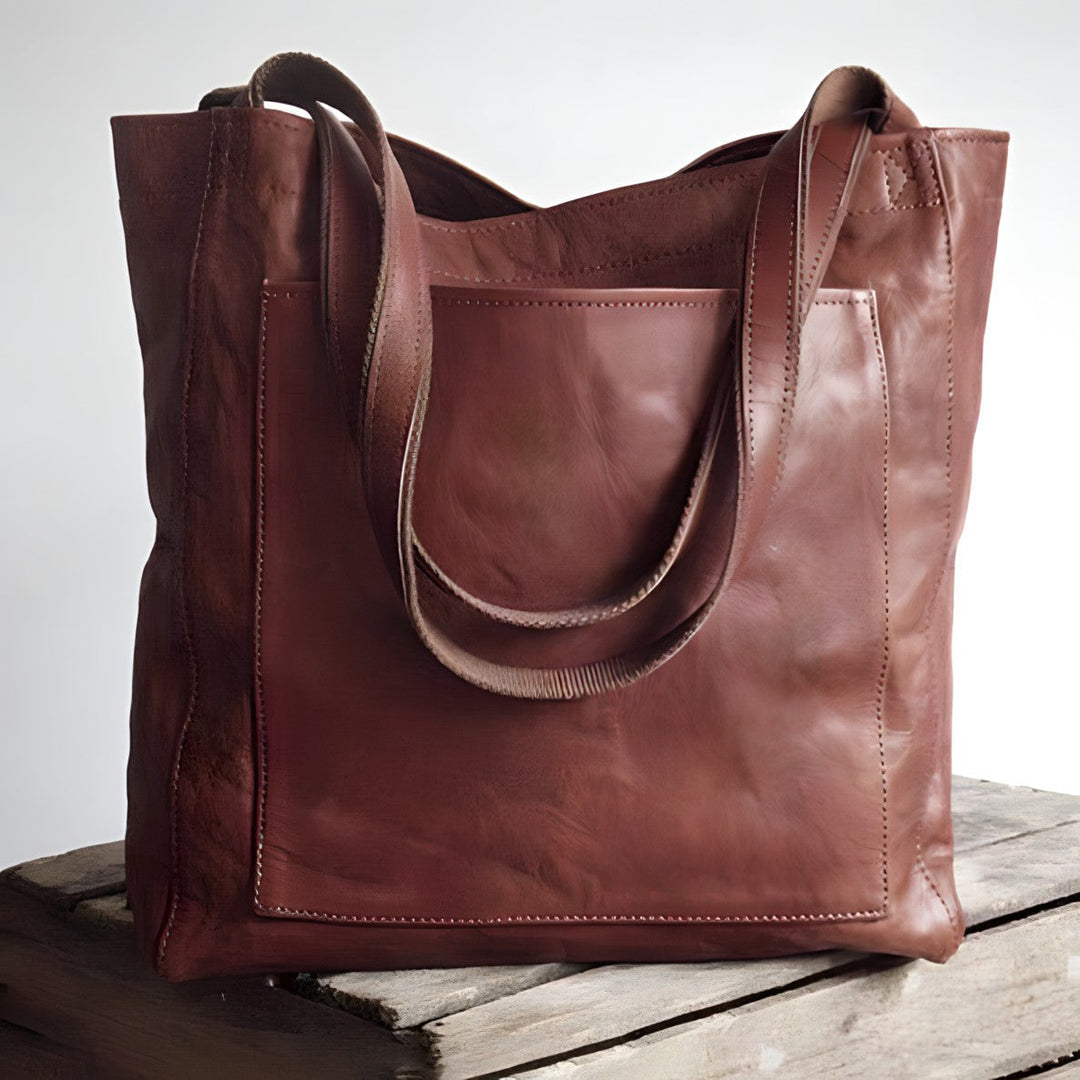 HANNA | Elegante und strapazierfähige Ledertasche