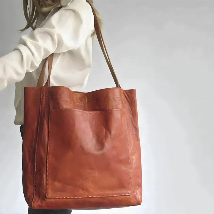 HANNA | Elegante und strapazierfähige Ledertasche