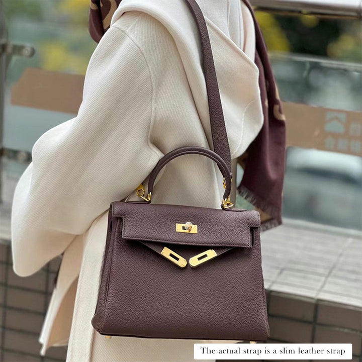 Kelli-Tasche aus Narbenleder