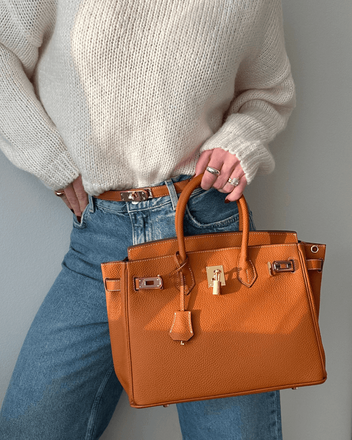 Eleanor |  Zeitlos luxuriöse strukturierte Handtasche