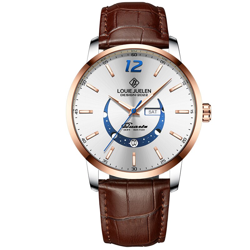 Elegante Mondphasenuhr – Zeit trifft auf Himmelskörper