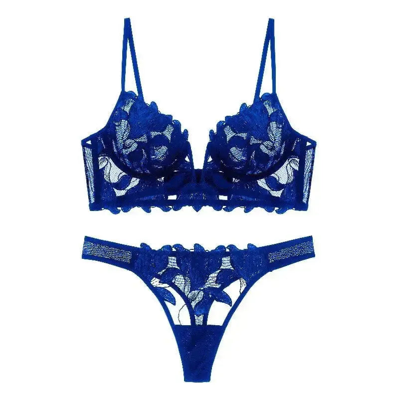 Feminines Dessous-Set Eleonore aus zarter Spitze mit BH und Slip