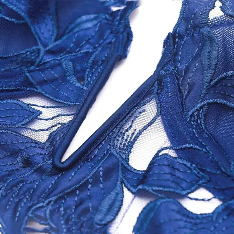Feminines Dessous-Set Eleonore aus zarter Spitze mit BH und Slip