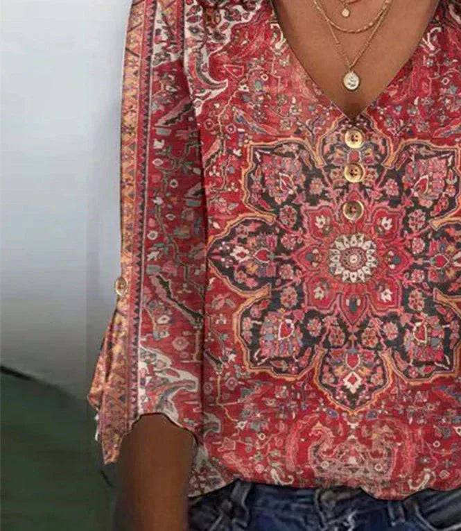Valerie Vintage Boho Bluse – Für zeitlosen Charme und bohemian Stil